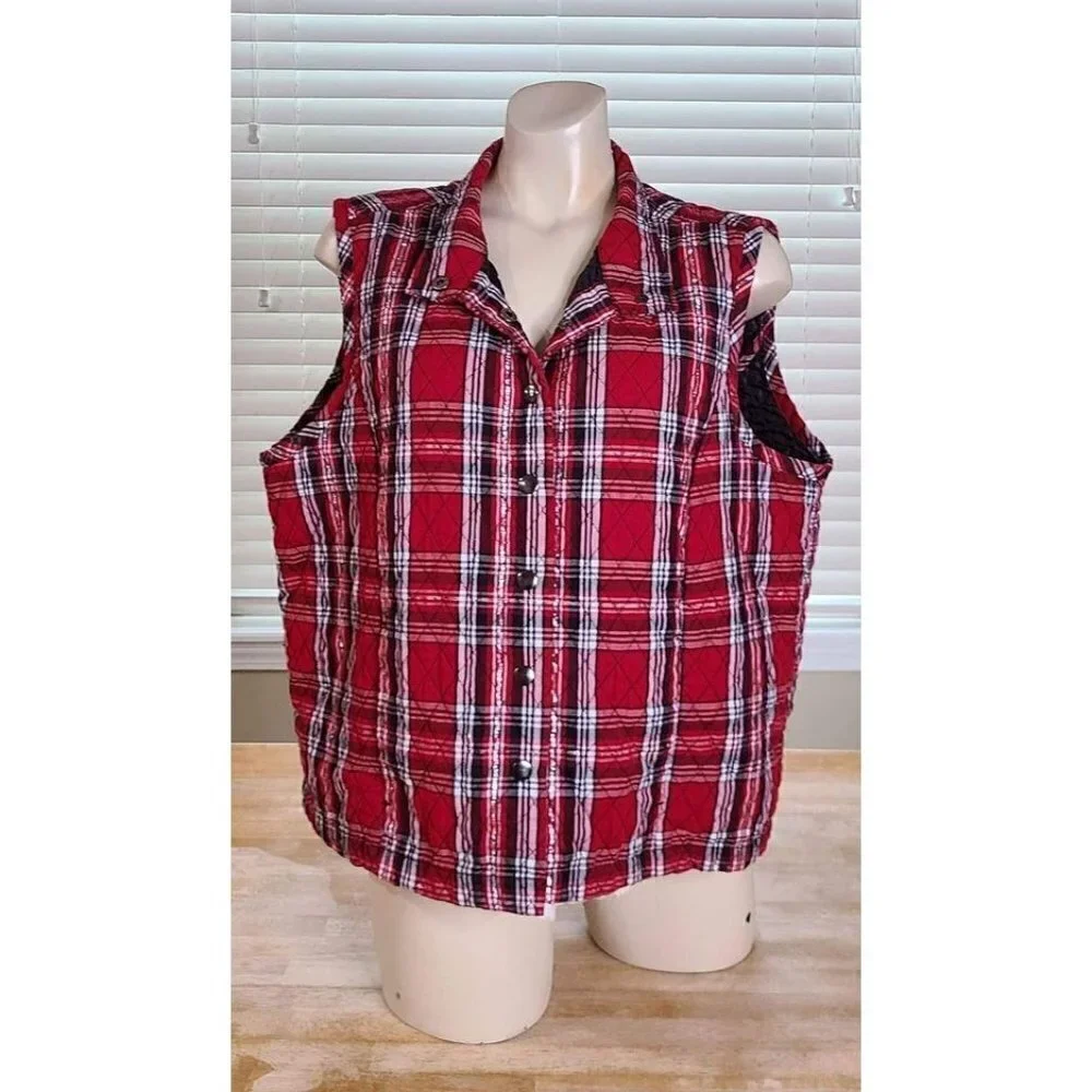 Size XL Baxter & Wells Lightweight Button Front Vest